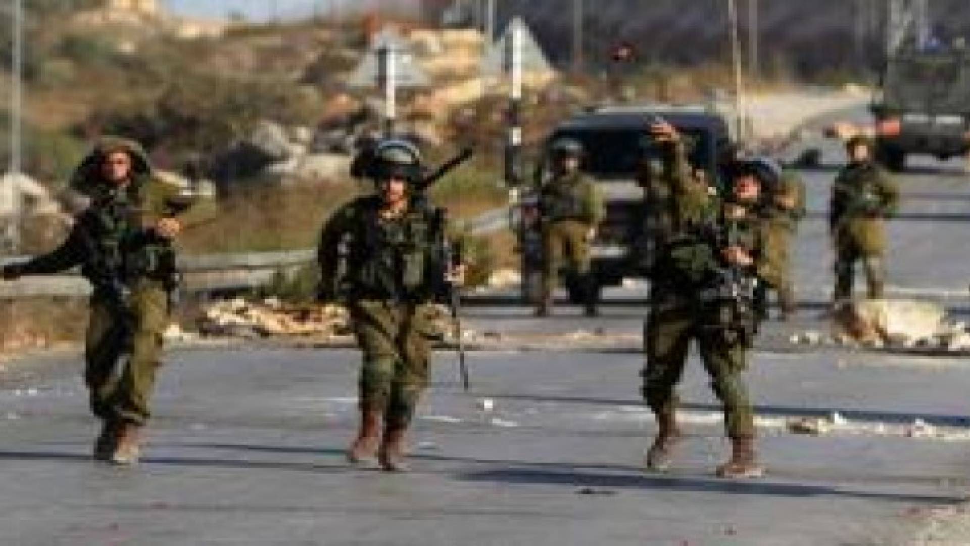 اصابة فلسطيني برصاص الاحتلال جنوب نابلس