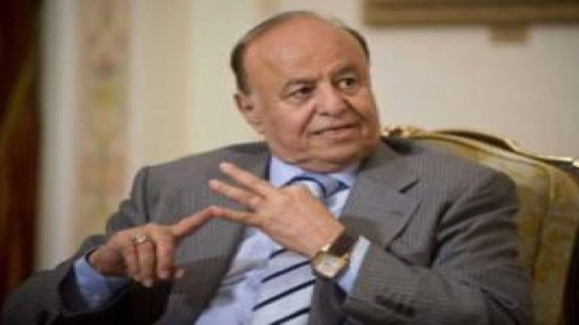 الرئيس اليمني: لا مناص من دحر القوى الانقلابية