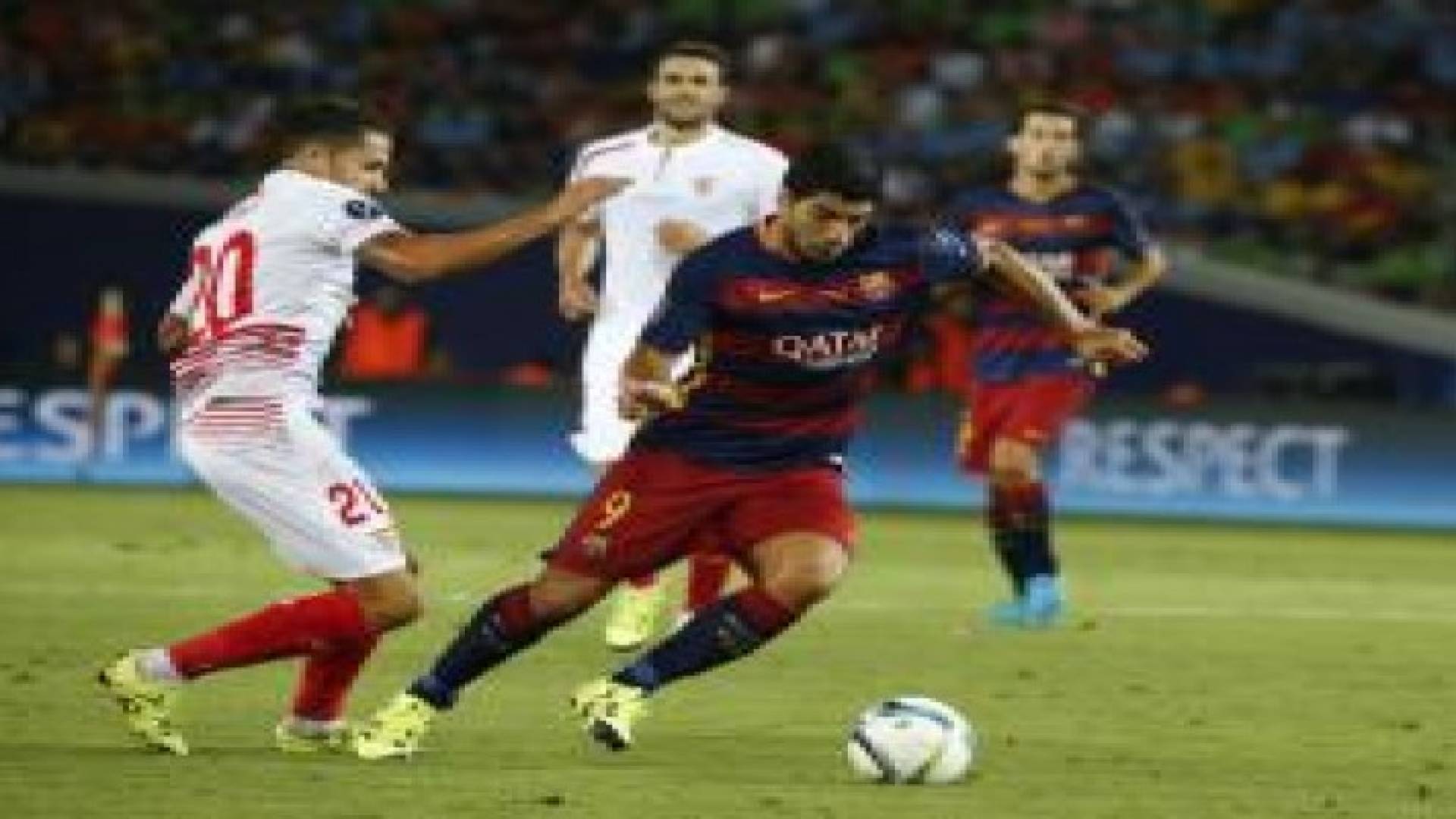 برشلونة يفوز بلقب السوبر الأوروبي على حساب إشبيلية