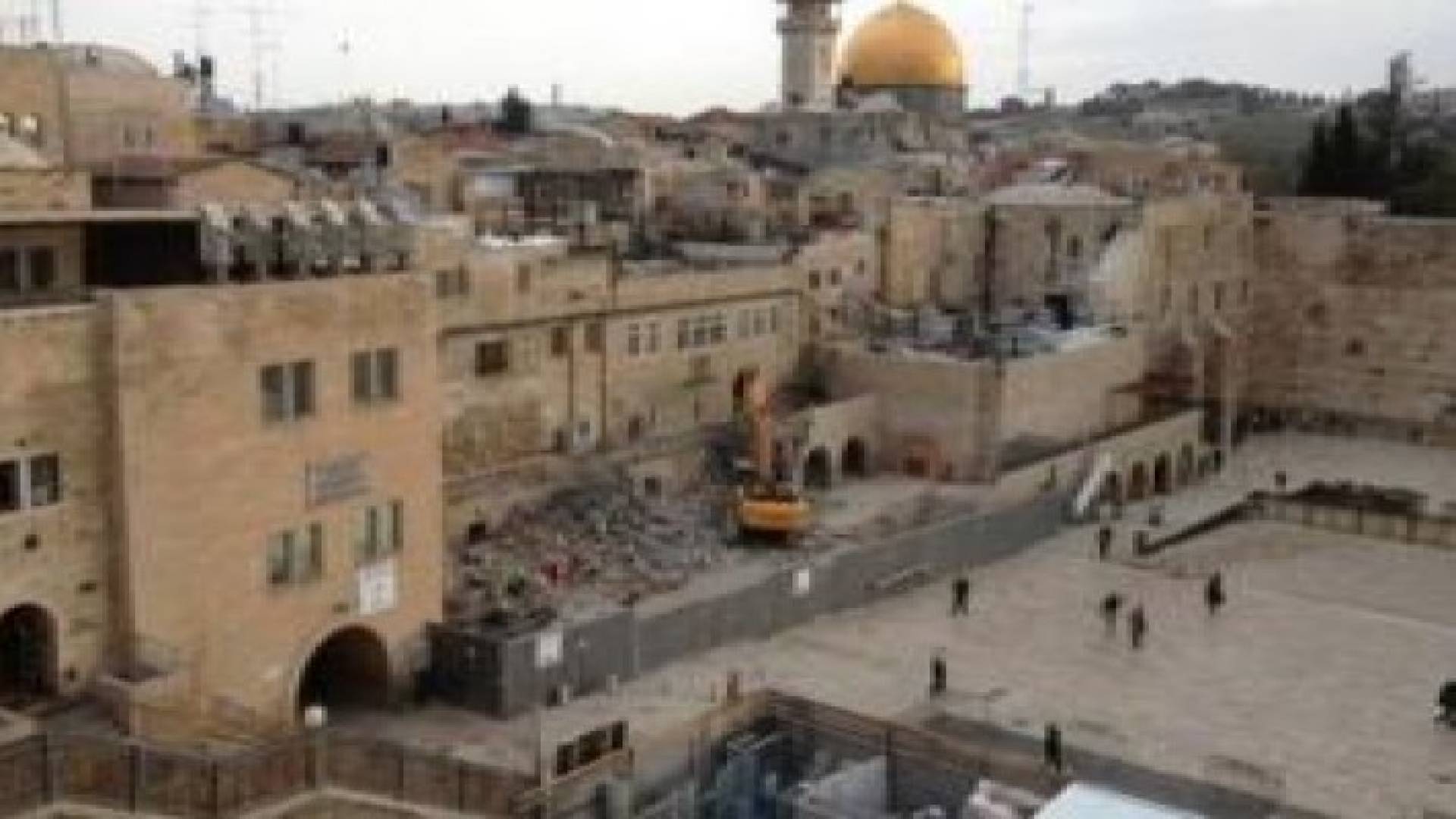 مخطط سري لاقامة مبنى استيطاني ضخم بساحة البراق قرب الاقصى