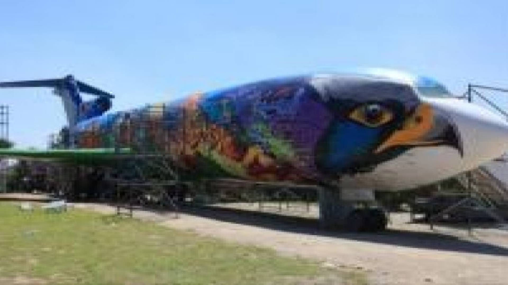 تحويل هيكل طائرة بتونس إلى متنزه