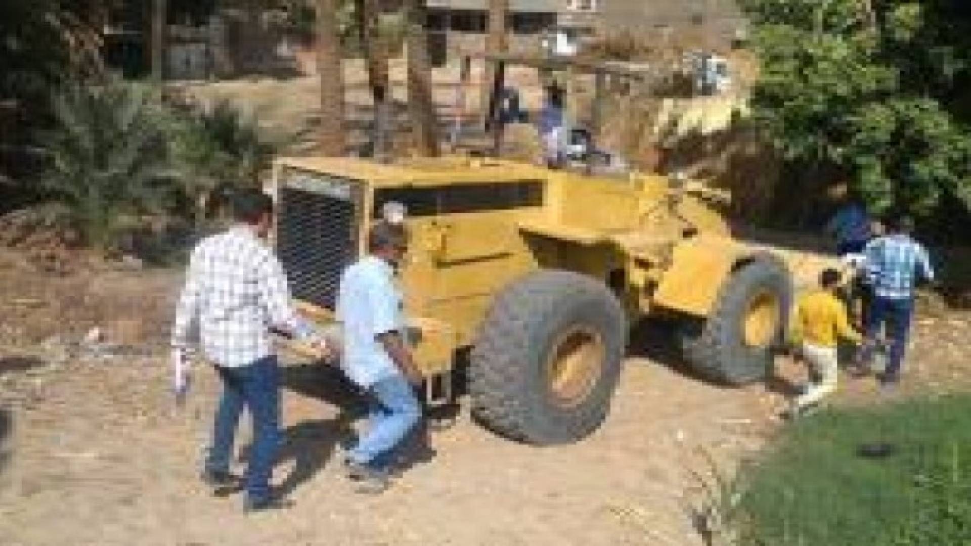 ازالة بناء معتد على ارض للدولة في مادبا