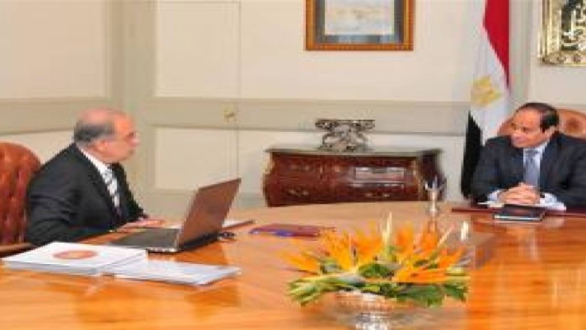 مصر: حكومة شريف إسماعيل تؤدي اليمين الدستورية أمام السيسي