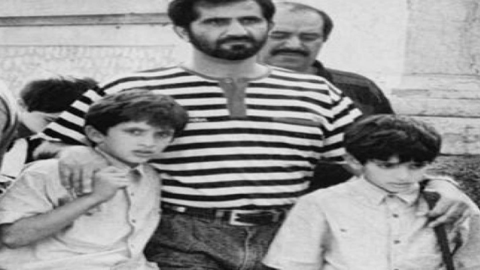 فيديو نادر للشيخ راشد بن محمد وهو صغير