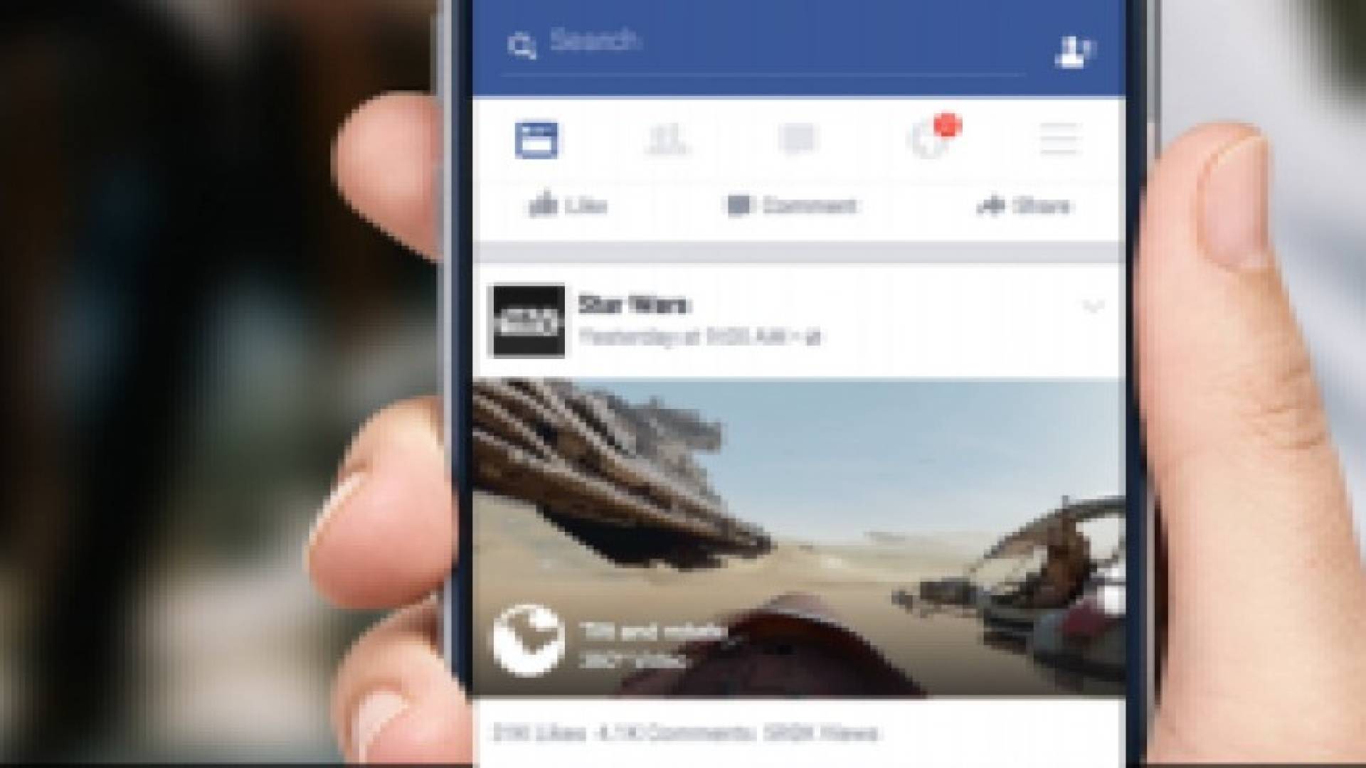 "فيسبوك" تضيف أشرطة فيديو بـ 360 درجة