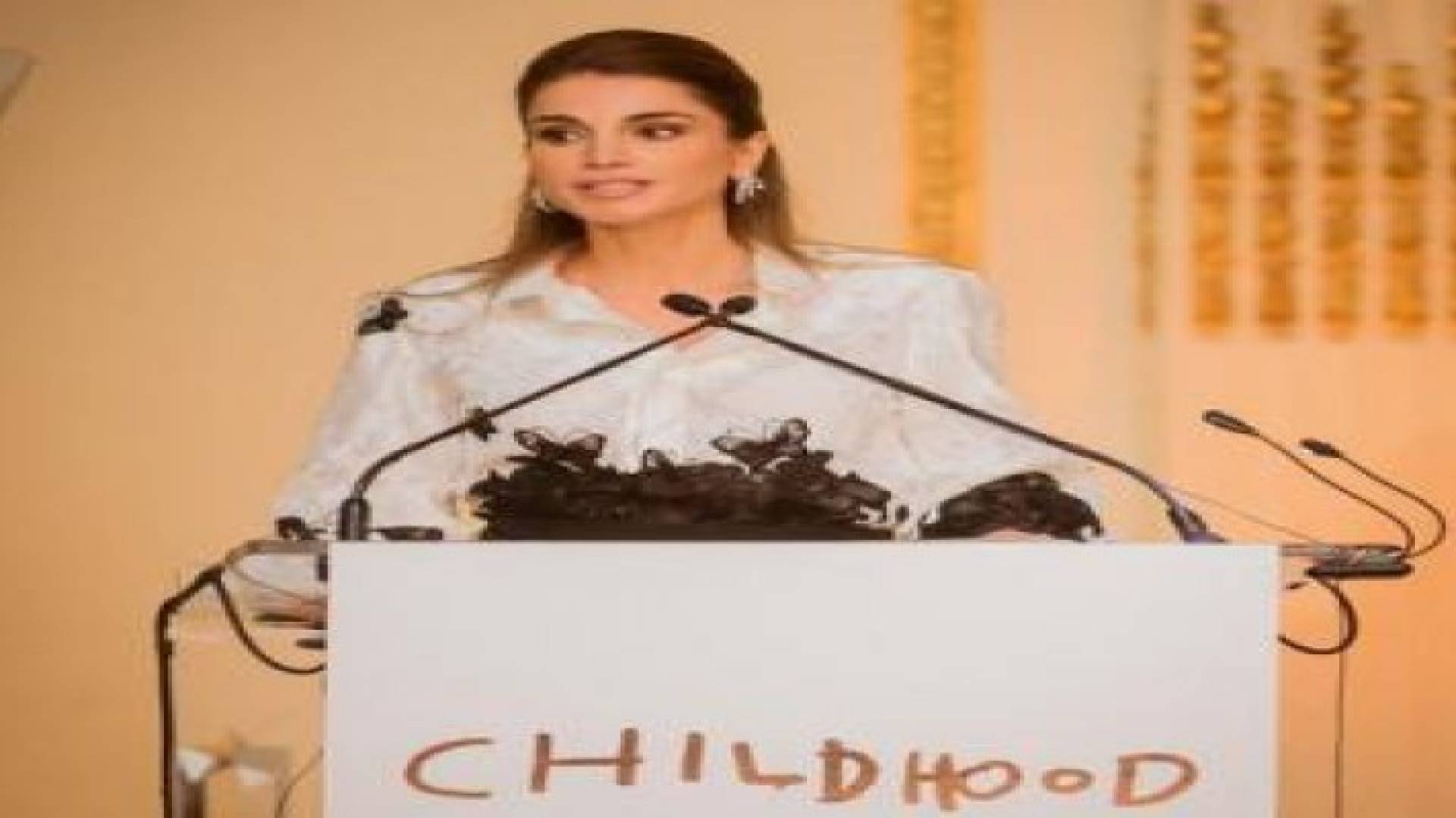 الملكة رانيا من نيويورك: الأطفال أولا