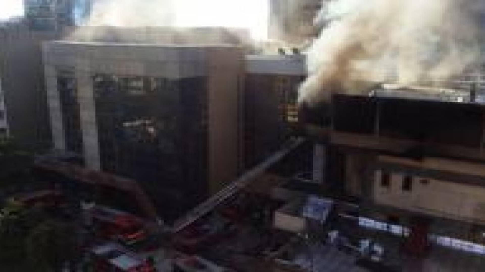 إيران: حريق في مبنى وزارة الداخلية بطهران