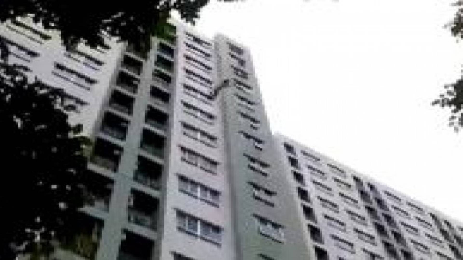 بالصور و الفيديو : سقوط امرأة من الطابق 16 دون أن تصاب