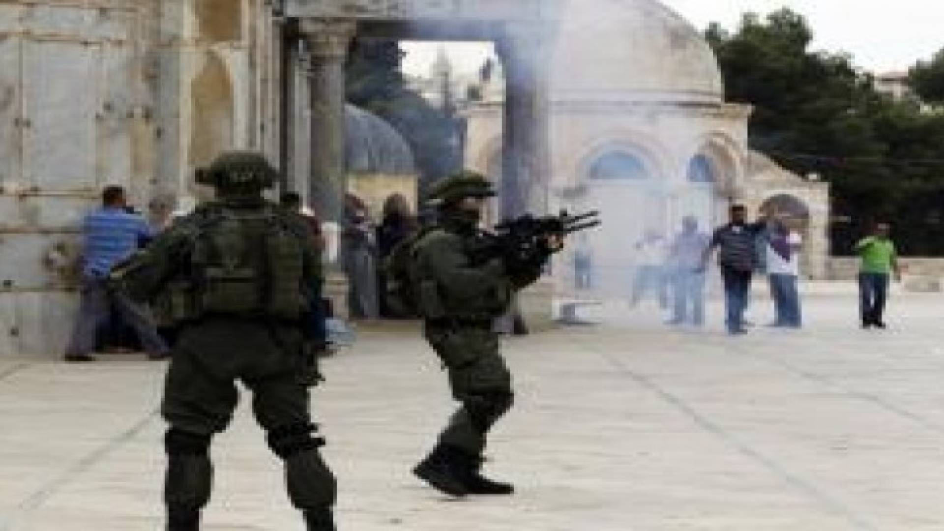 مستوطنون يقتحمون الاقصى وسط حراسة شرطة الاحتلال