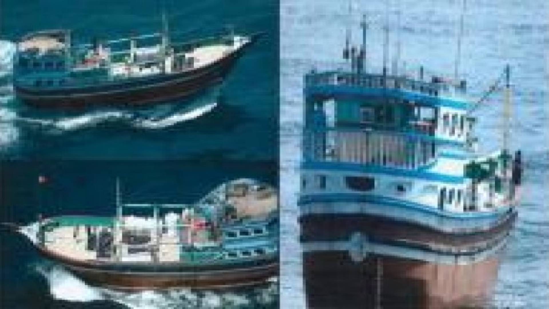 التحالف يحبط محاولة تهريب أسلحة للحوثيين عبر البحر