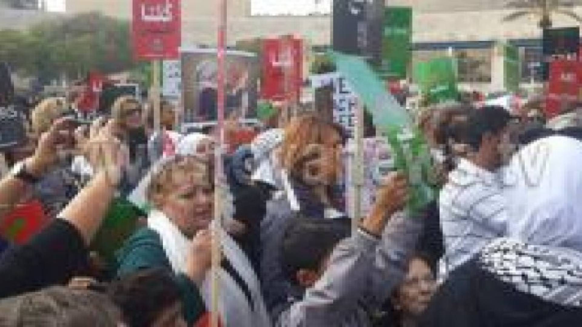 مسيرة نصرة للاقصى وسط عمان ..صور