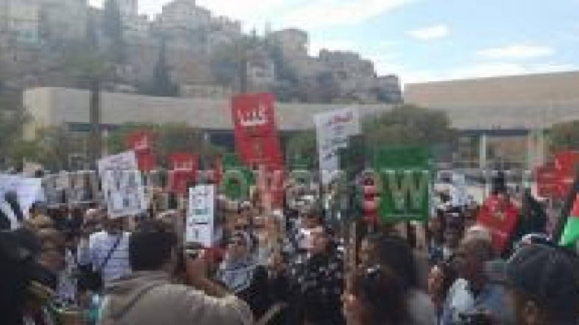 وقفة تضامنية بعنوان "نساء من أجل فلسطين"...صور