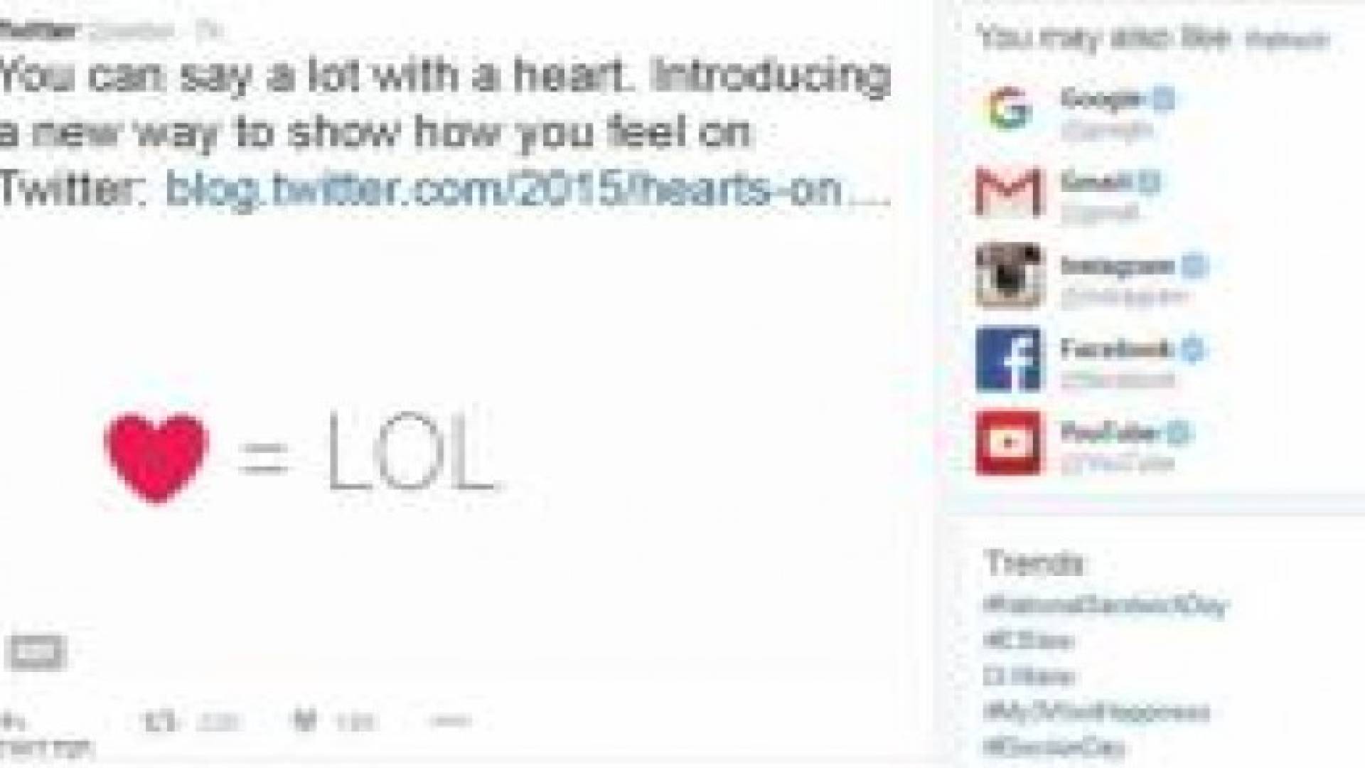 "قلب" تويتر مقابل "النجمة"