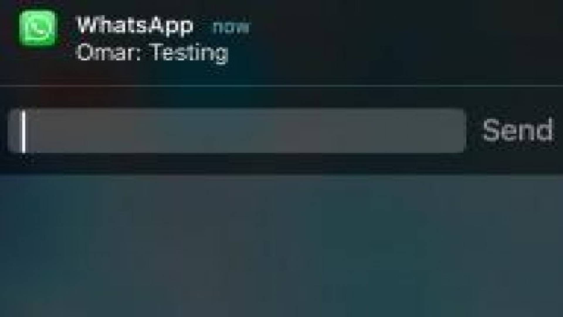 الرد على رسائل "واتس آب" من التنبيهات على أجهزة iOS