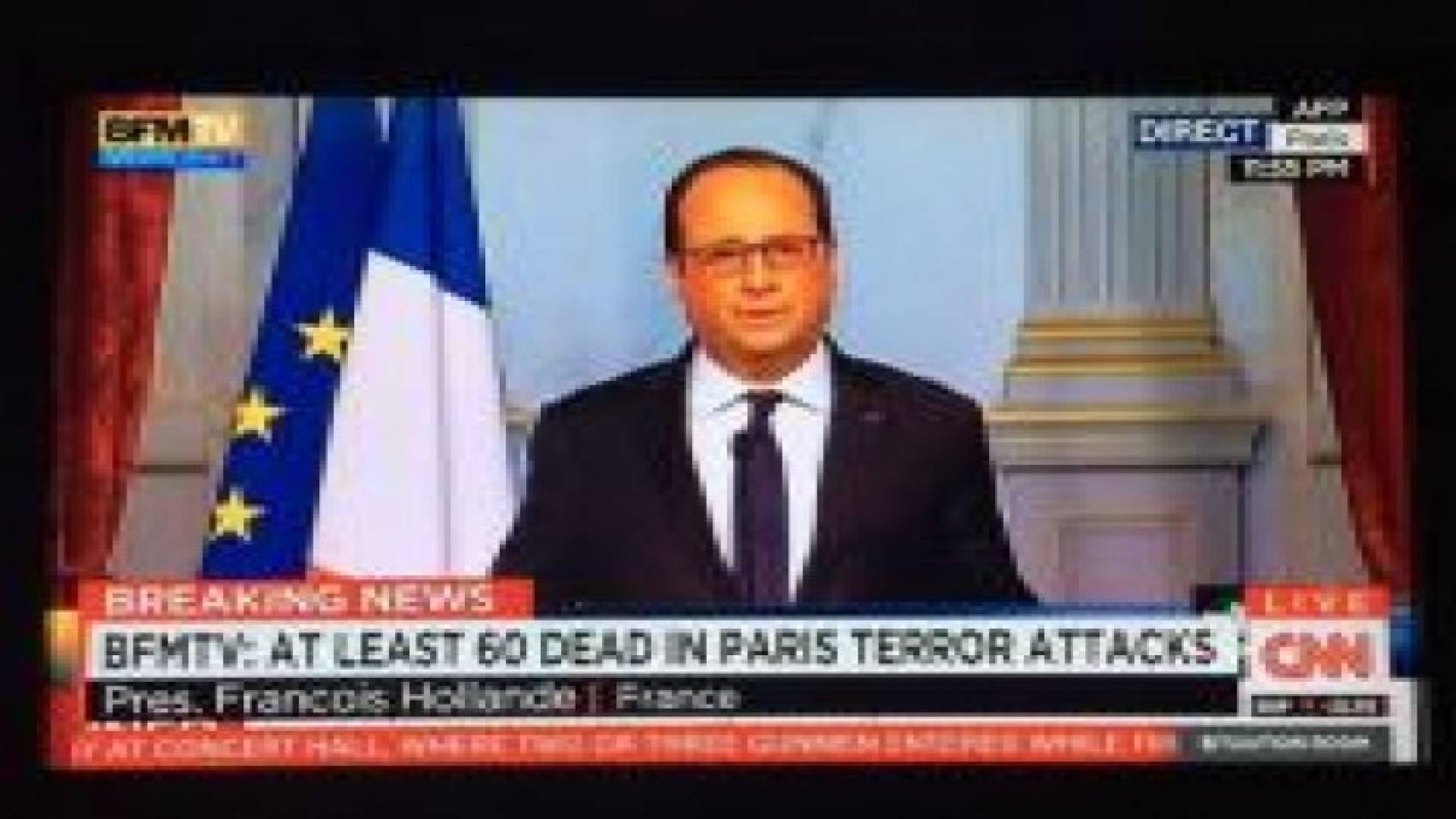 الرئيس الفرنسي يعلن حالة الطوارئ ويقرر اغلاق حدود بلاده.. تفاصيل