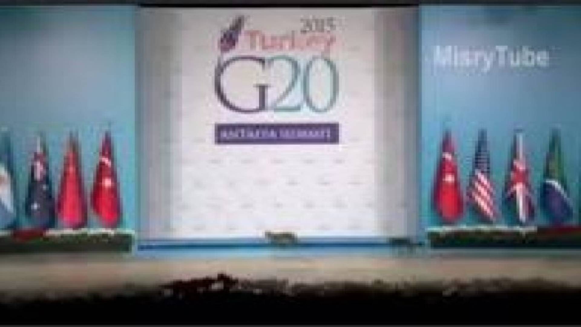 بالفيديو: قطط على منصة قمة العشرين