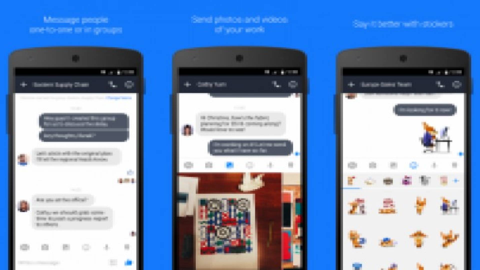 فيس بوك تطلق تطبيق المكالمات والمحادثات الفورية للأعمال