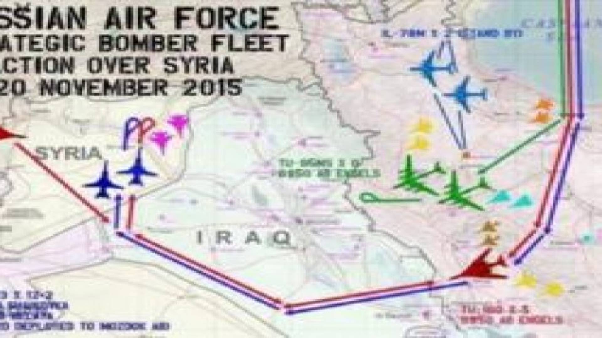 لأول مرة: مقاتلة إيرانية مع قاذفة روسية تتجه لقصف سوريا