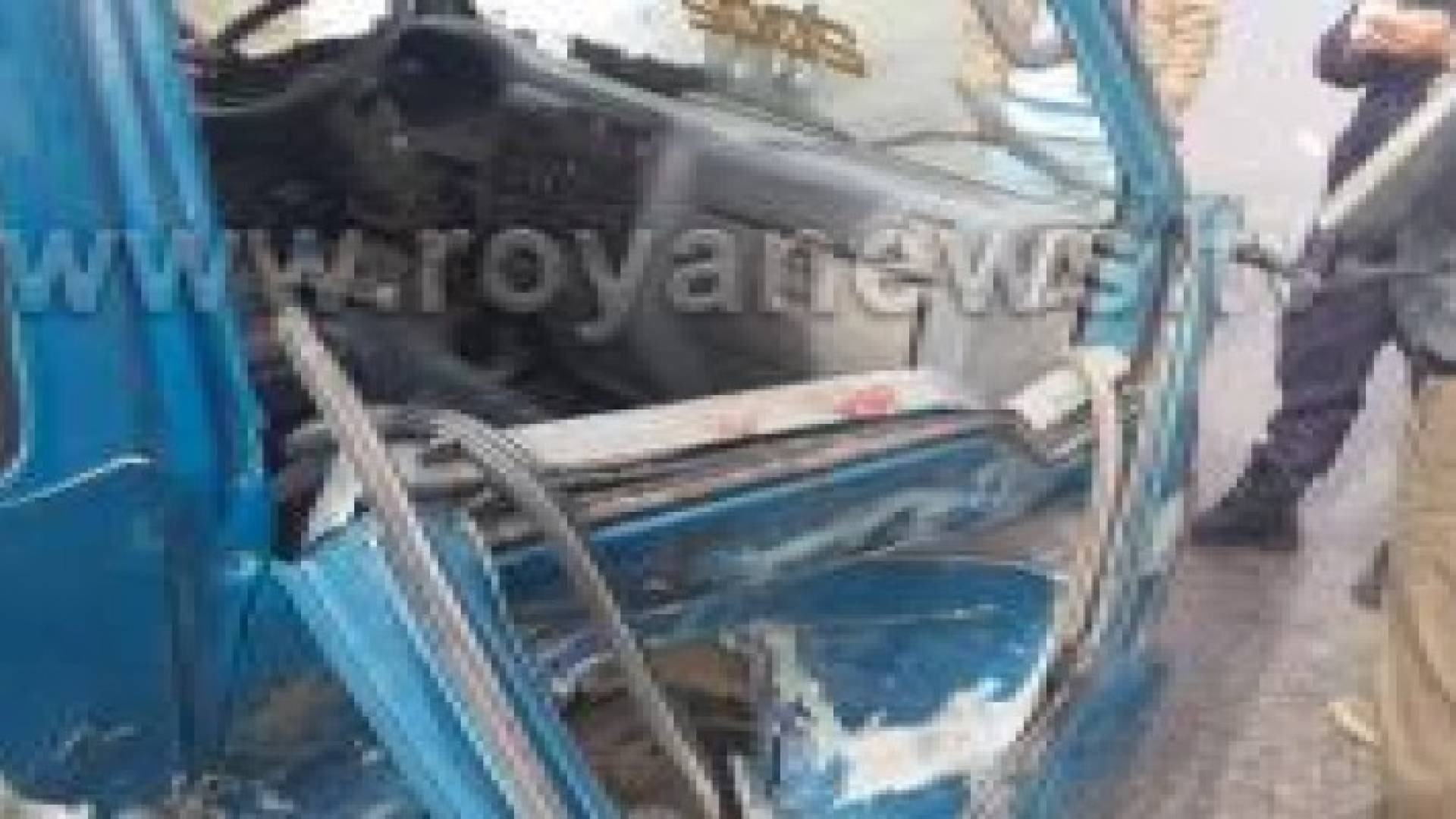 ثلاث اصابات في حادث تصادم في جاوا .. صور