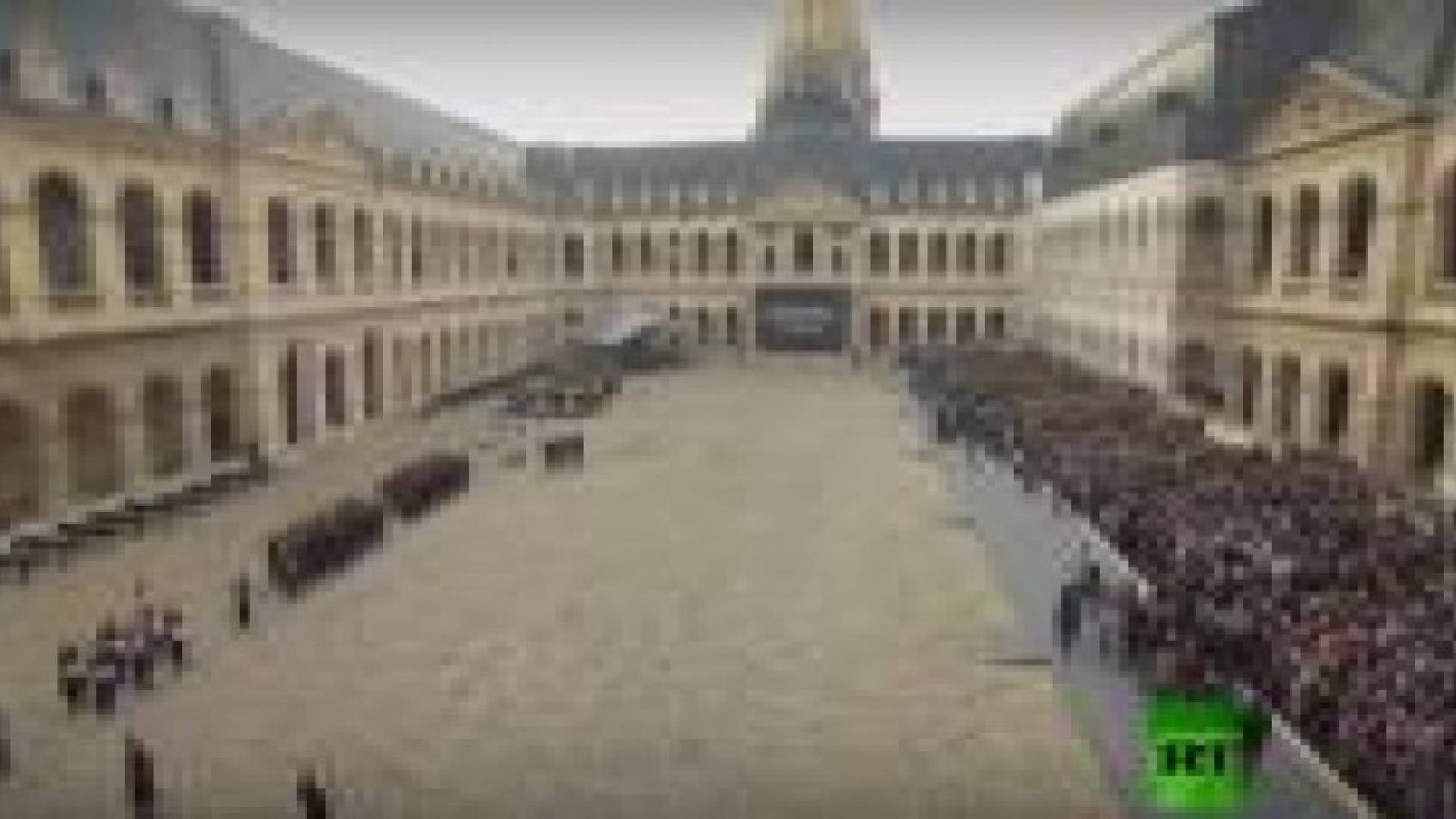 بالفيديو : مراسم تأبين ضحايا هجمات باريس