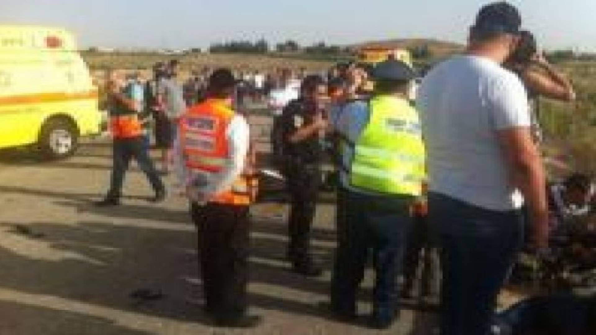 اصابة 4 جنود في عملية دهس قرب سلفيت وانسحاب المنفذ