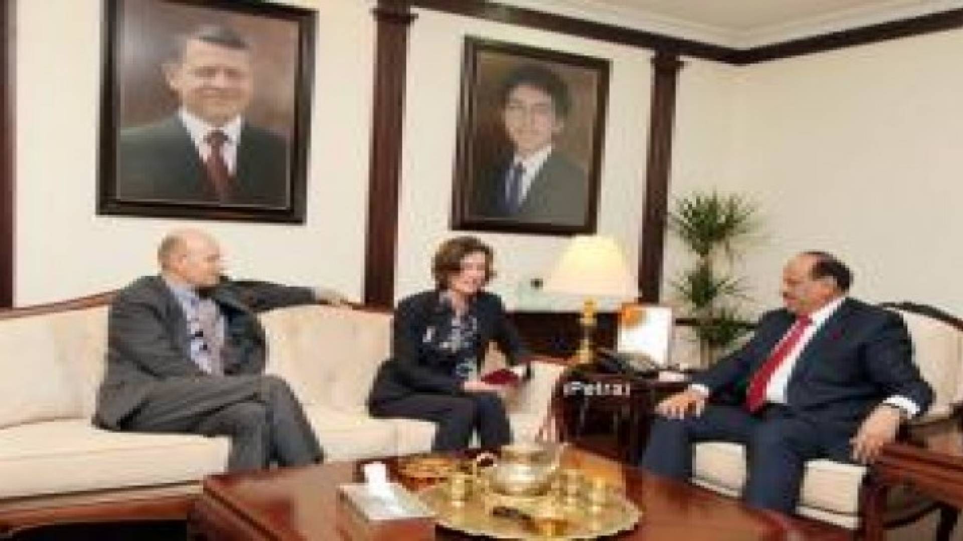 حماد يلتقي المبعوث الخاص لتنسيق امور اللاجئين بالسويد