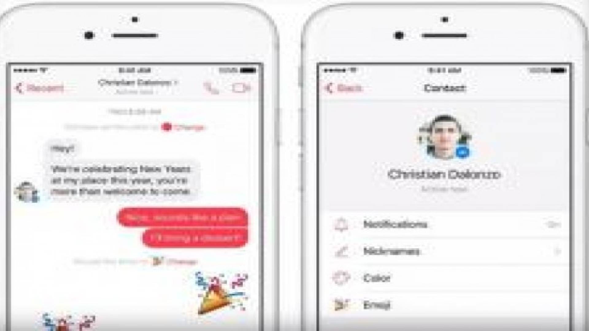 تحديث مسنجر فيس بوك يتيح تمييز المحادثة بلون و رمز تعبيري والمزيد