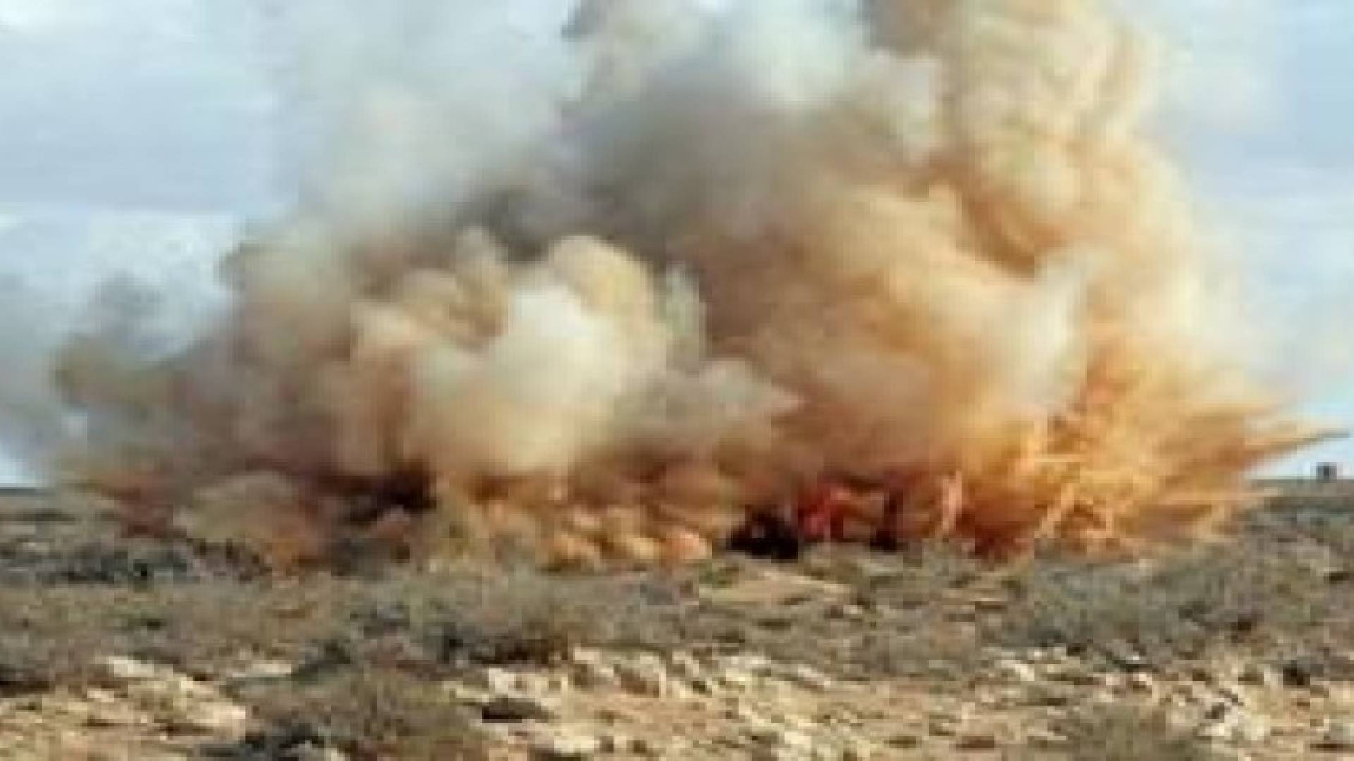 تفجير صاروخ غراد قديم في الجليل المحتل