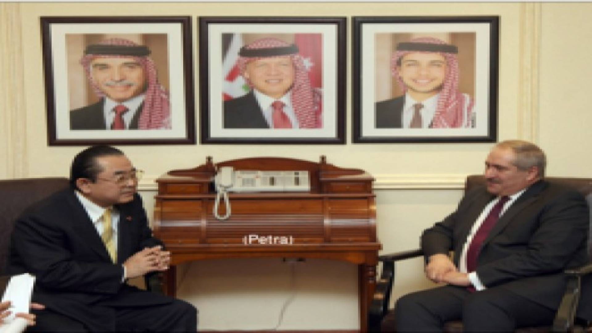 جوده يستقبل لجنة الصداقة البرلمانية الأردنية اليابانية