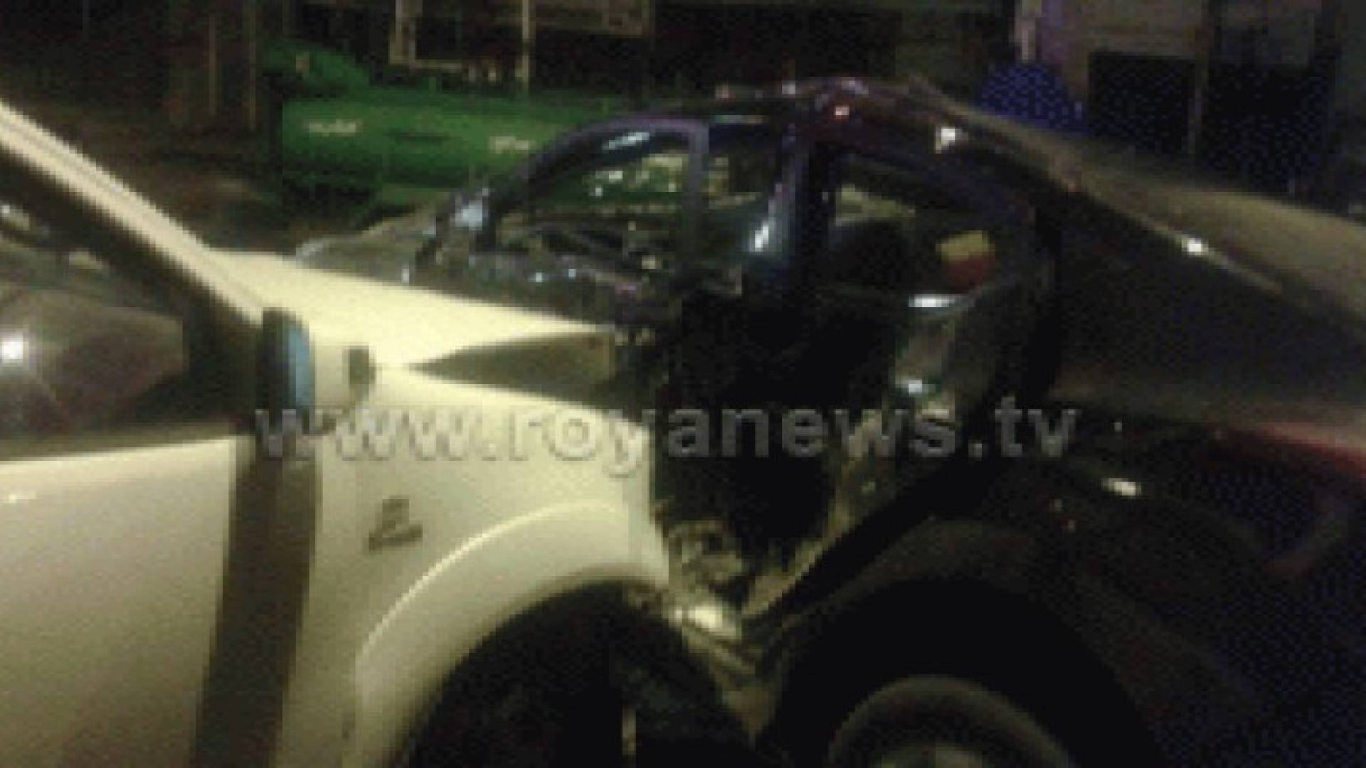 بالصور: 3 اصابات اثر حادث تصادم مركبتين في اربد