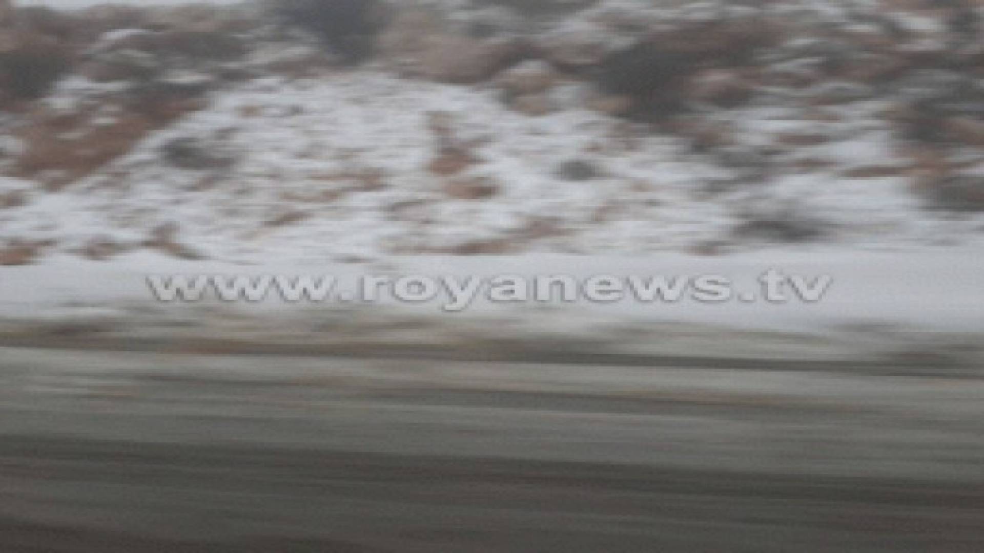 بالفيديو والصور: سماكة الثلوج في عجلون تصل إلى 20 سم