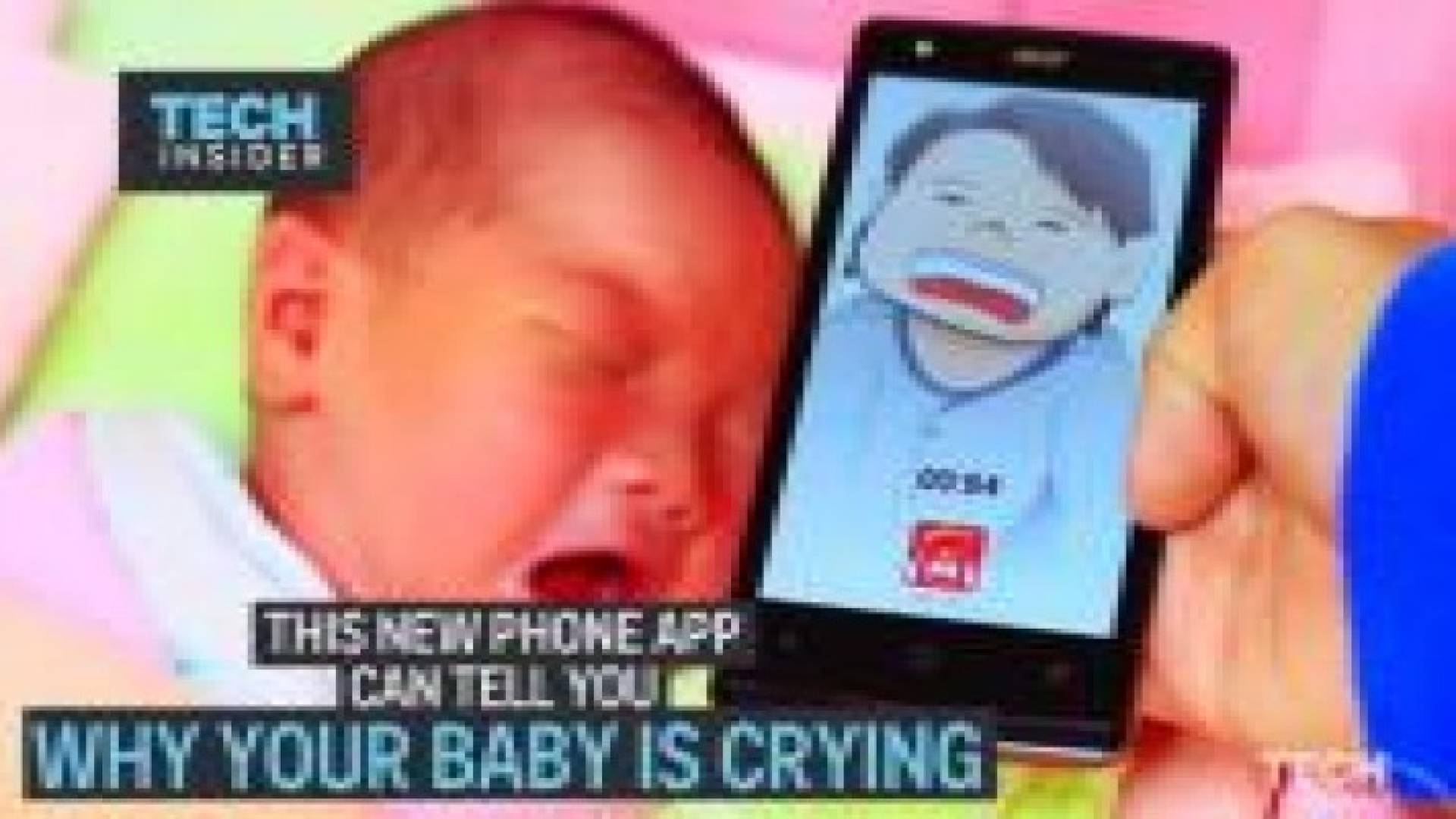 تطبيق مميز يكشف أسباب بكاء الرضيع ..فيديو