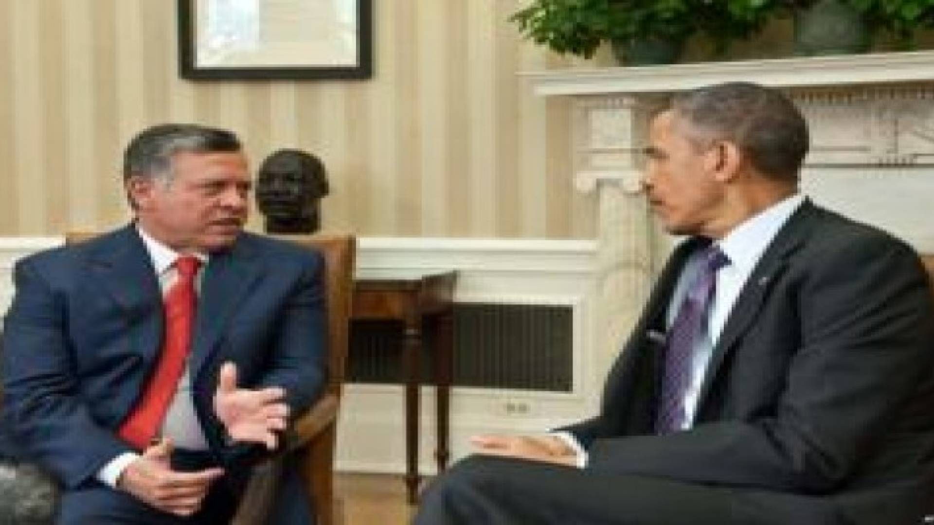 الملك يلتقي أوباما في قاعدة عسكرية أميركية