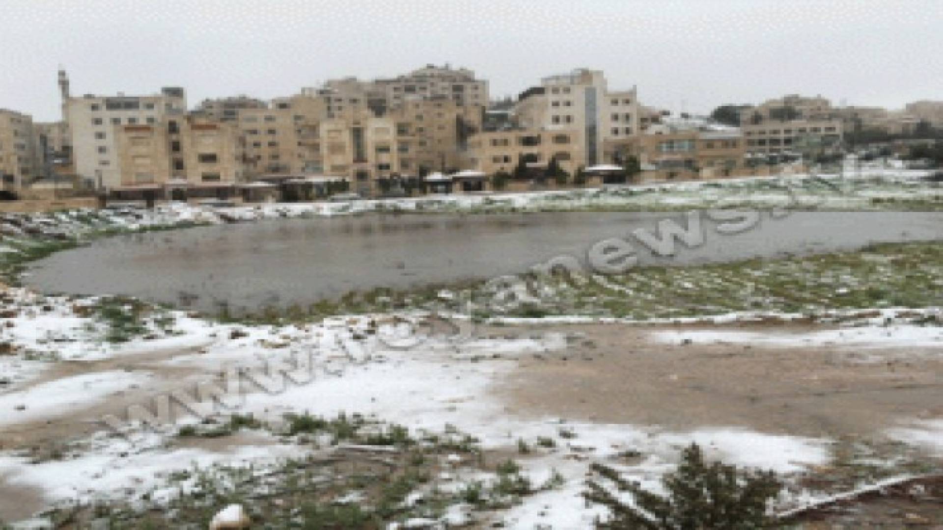 شاهدوا صور الهطول الثلجي في العاصمة عمان