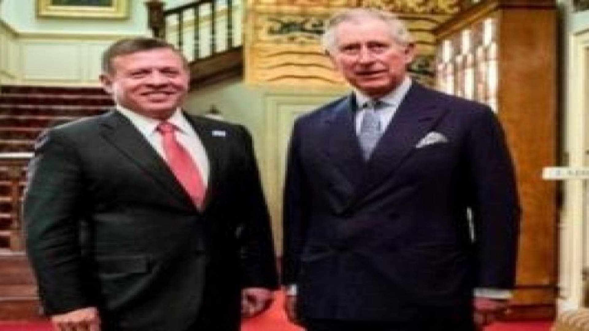 الملك والأمير تشارلز يبحثان أعباء اللجوء السوري على الأردن