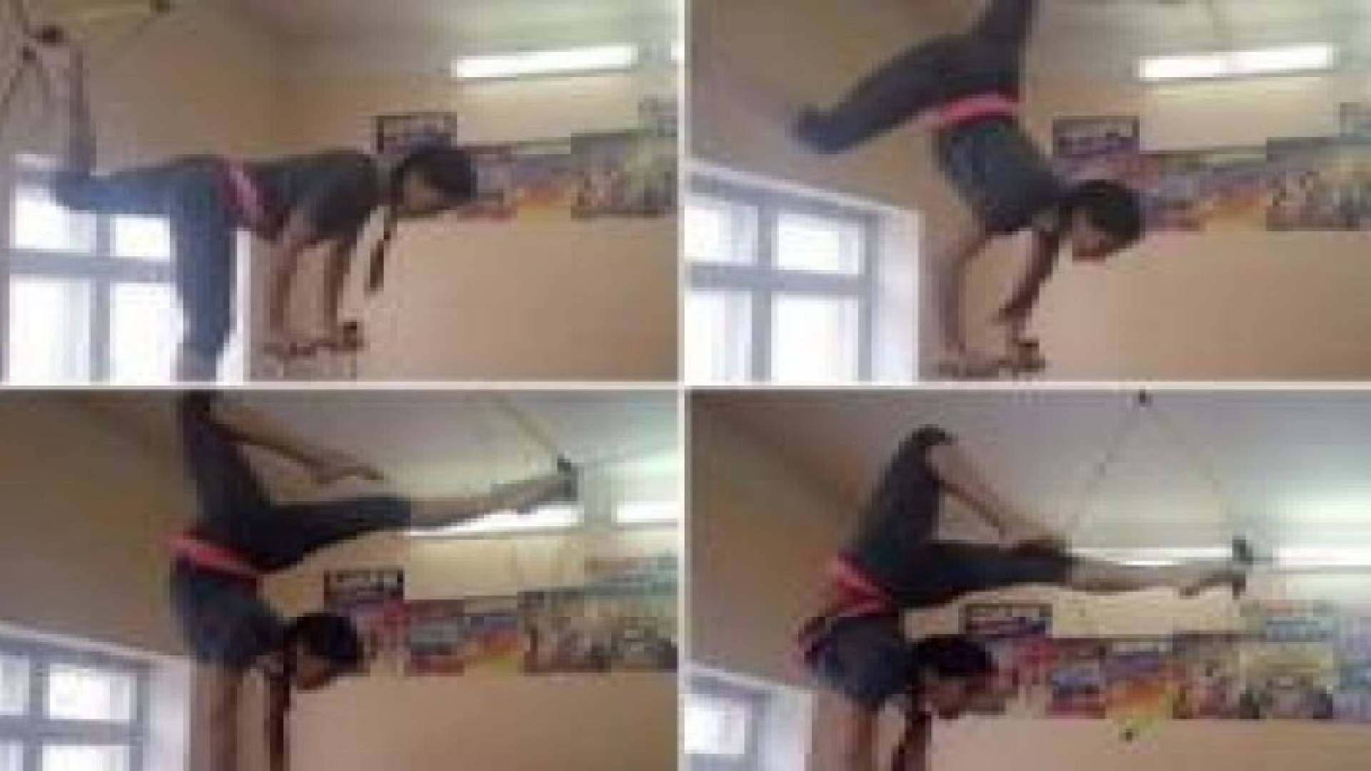 بالفيديو : فتاة روسية تسدد السهام باستخدام قدميها