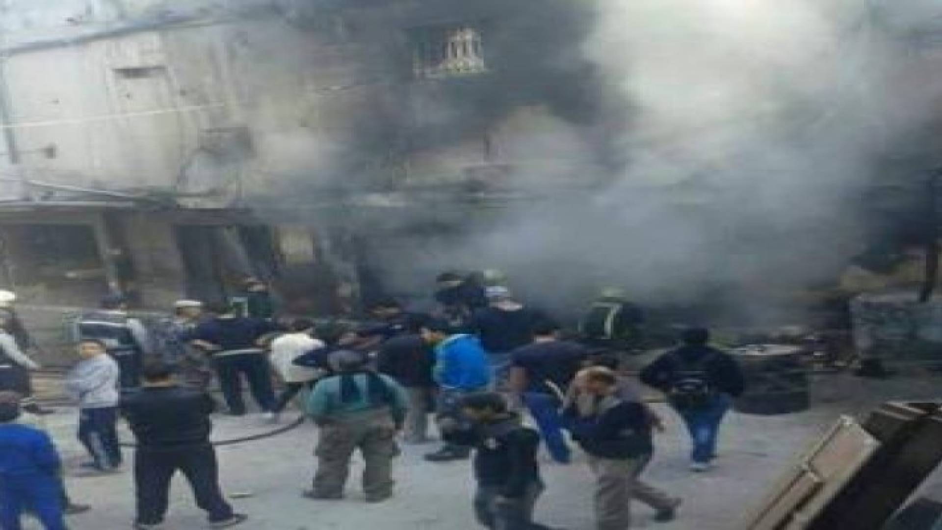 حريق كبير بمنجرة في الرصيفة
