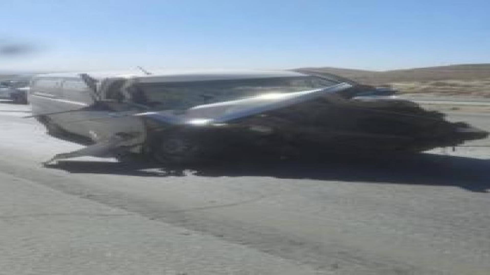 اصابة شخص اثر حادث تصادم على طريق جرش.. صور