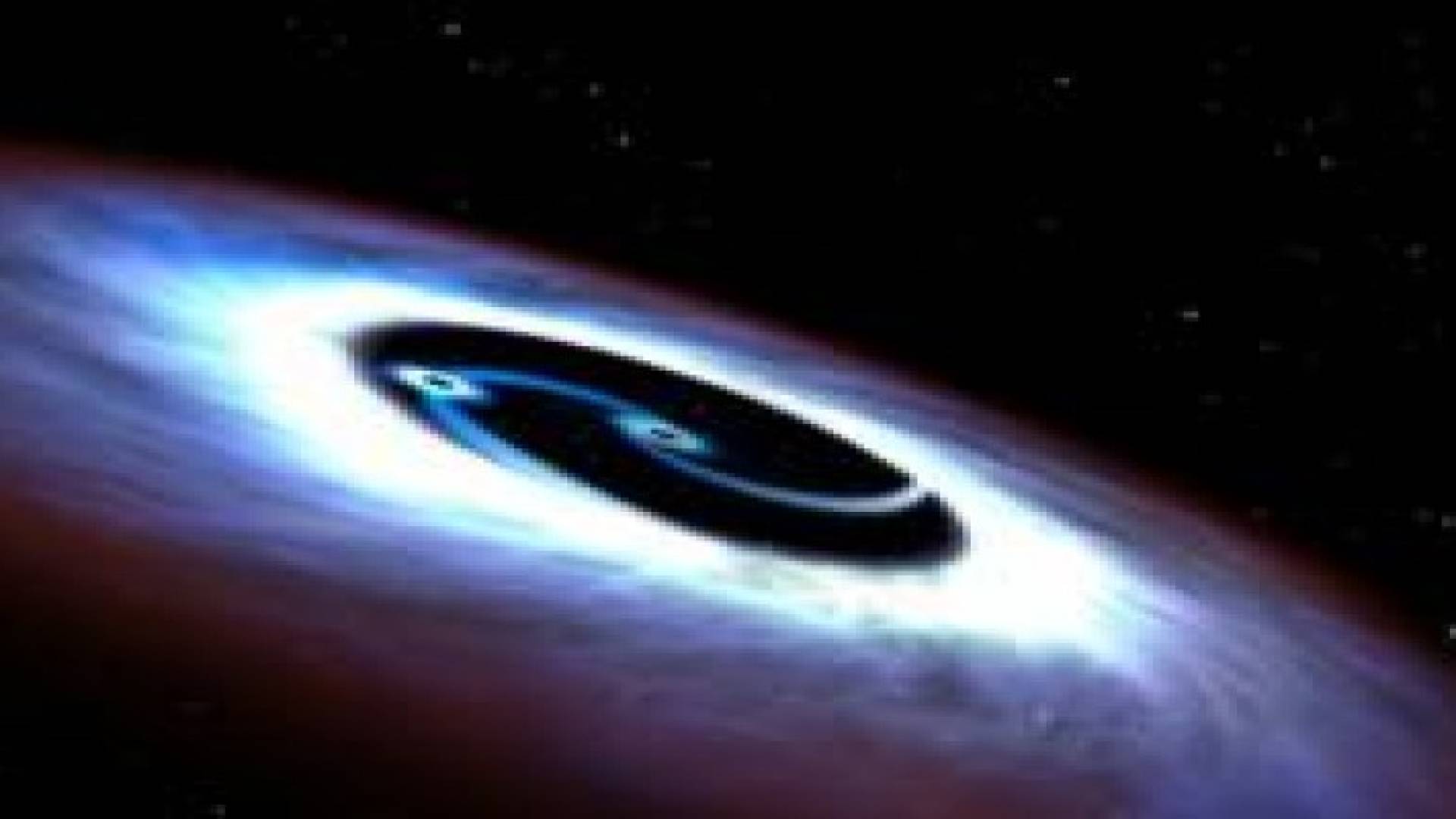 موجات الجاذبية ناجمة عن ثقبين أسودين واقعين في داخل نجم ميت