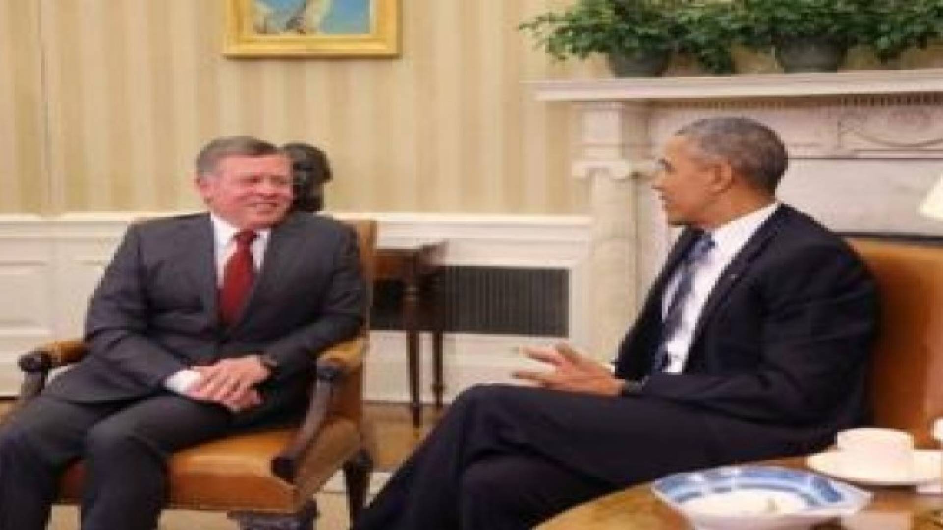 الملك يعقد لقاء قمة مع الرئيس أوباما في واشنطن