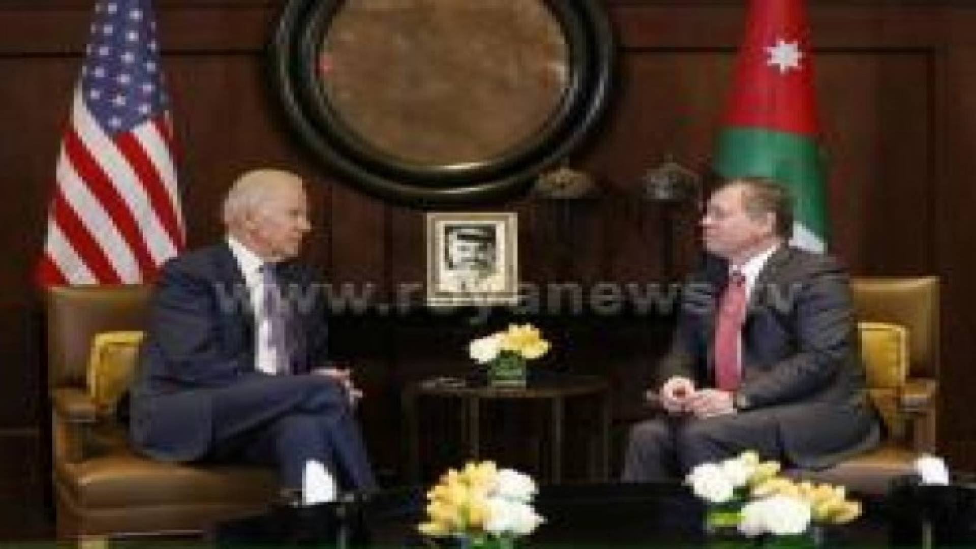 الملك يدعو لوقف الانتهاكات الإسرائيلية في القدس خلال لقائه بايدن .. فيديو