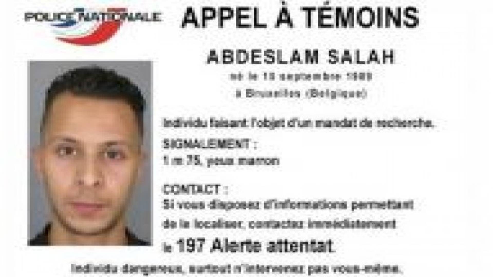 هجمات باريس: صلاح عبد السلام كان يريد تفجير نفسه لكنه تراجع