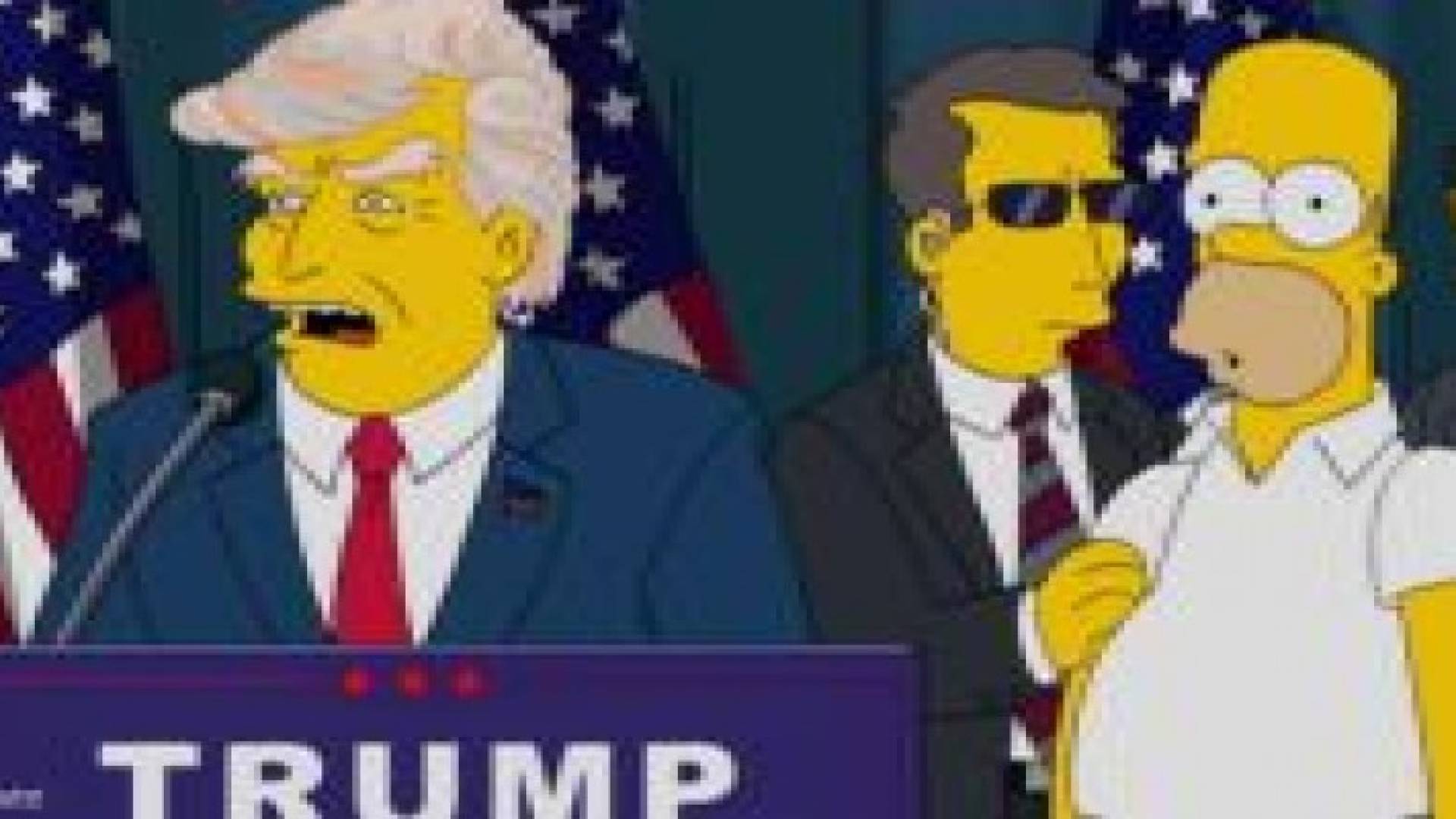 مسلسل كارتون حذر من " ترامب " قبل 15 عام