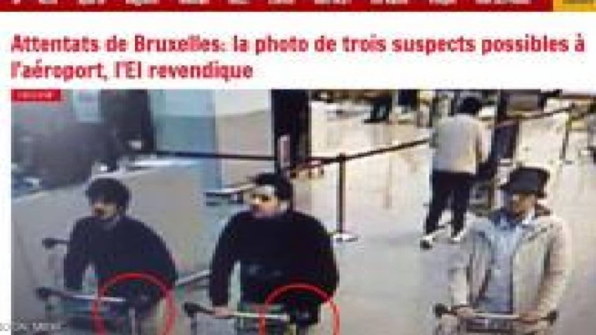 المدعي العام البلجيكي ينشر صورة لمطلوب بتفجيرات المطار في بروكسل
