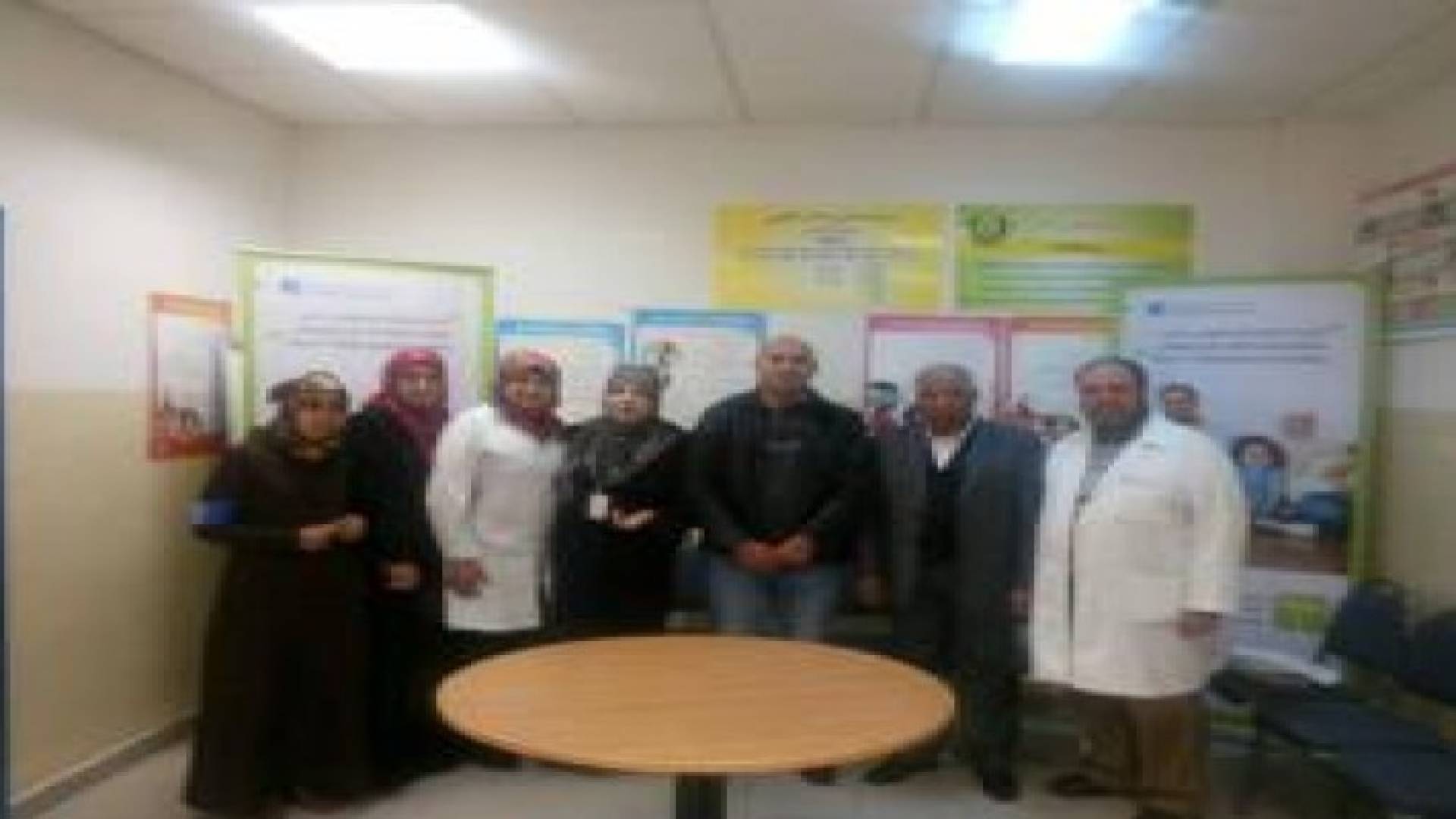 مدير صحه البلقاء يتفقد مراكز التطعيم ضد مرض شلل الاطفال