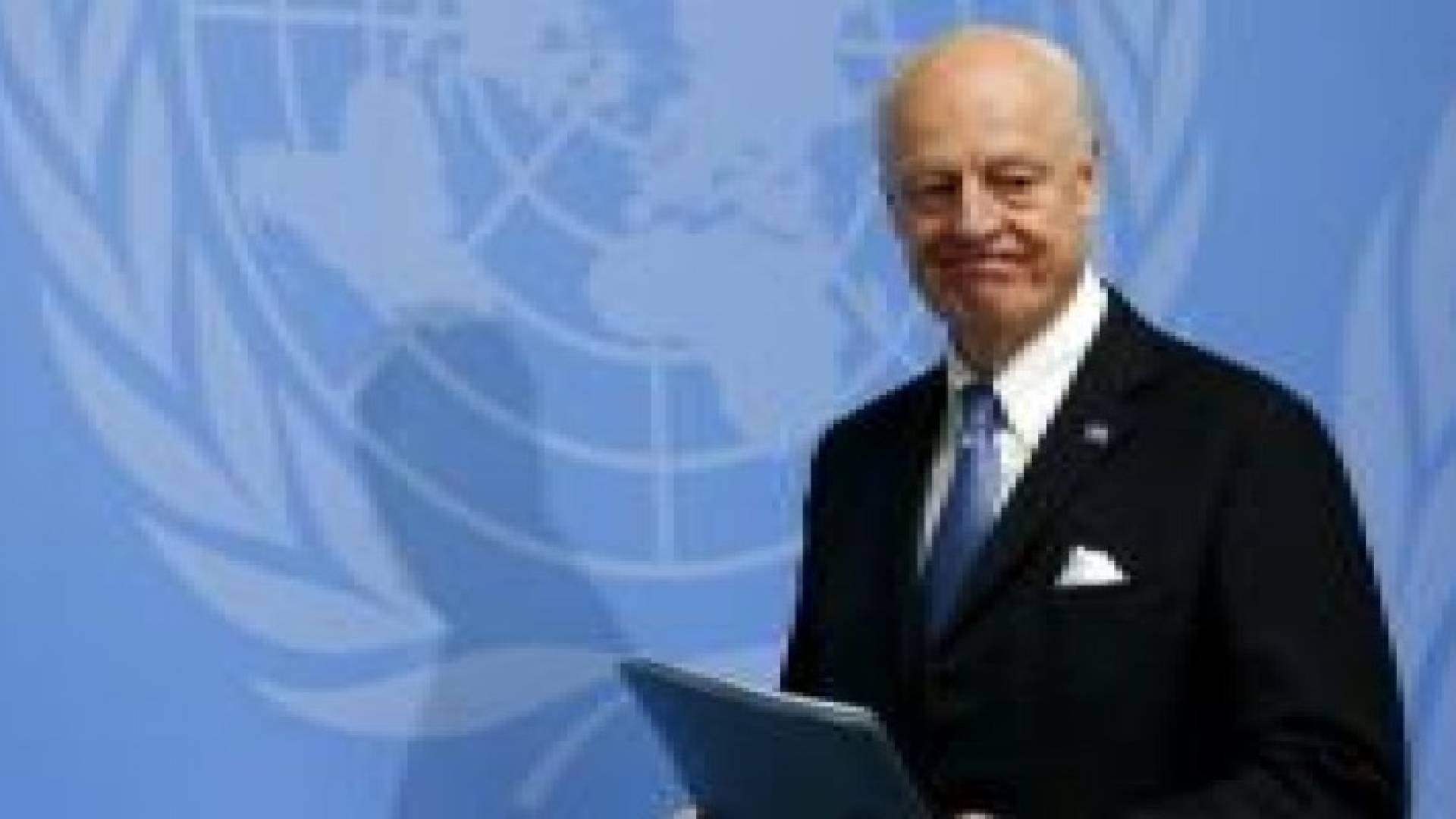 دي ميتسورا يستأنف لقاءاته مع الأطراف السورية في جنيف
