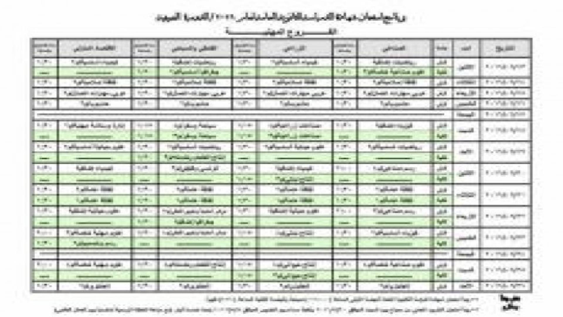 التربية تعتمد برنامج امتحان الثانوية العامة بصورته النهائية.. صور
