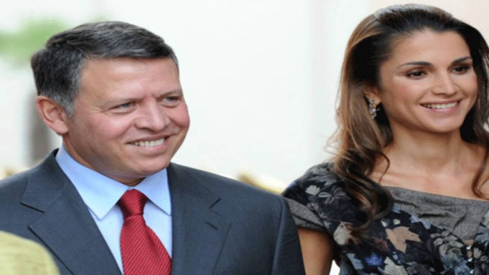 جلالة الملك عبدالله الثاني برفقة جلالة الملكة رانيا العبدالله 