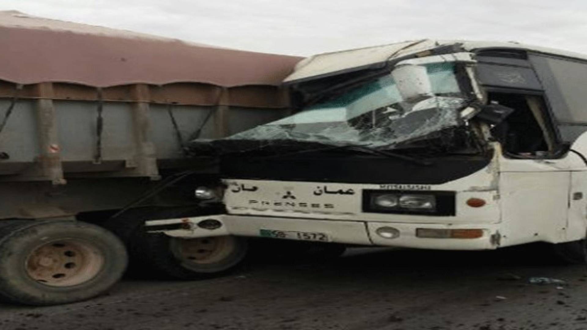 جانب من الحادث 
