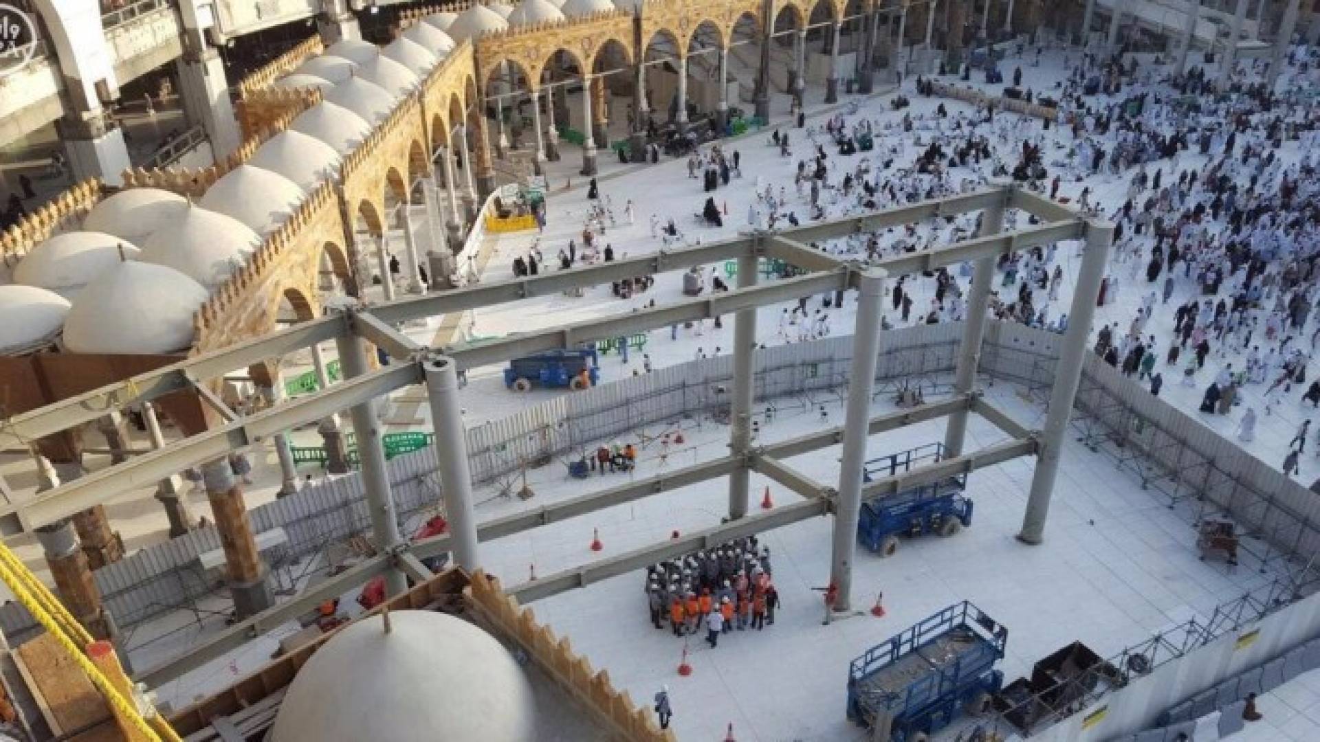 السعودية: انتهاء إزالة أعمال الجسر الجنوبي للمطاف